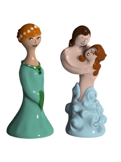 Alessi, La Divina Commedia pocket: Paolo e Francesca, Beatrice (AMGI42SET2)